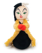 Dog Toy Squeaker Plush - One Hundred and One Dalmatians  Villain Cruella de Vil Full Body Standing Pose