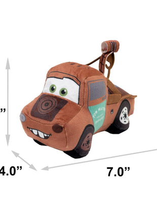Dog Toy Squeaker Plush - Pixar Car Sir Tow Mater KG Tow Truck Replica