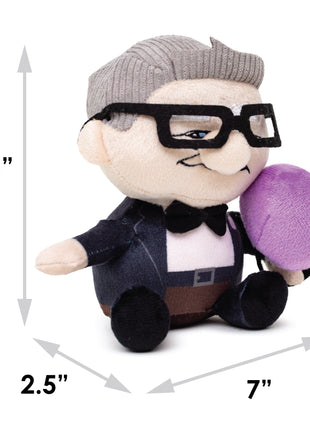 Dog Toy Squeaker Plush - Up Carl with Balloon Sitting Pose