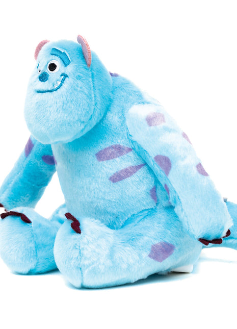 Dog Toy Squeaker Plush - Monsters, Inc. Furry Sulley Full Body Sitting Pose