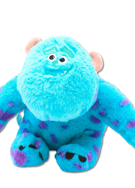 Dog Toy Squeaker Plush - Monsters, Inc. Furry Sulley Full Body Sitting Pose - Pup List