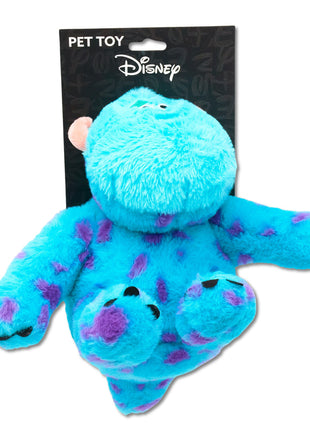 Dog Toy Squeaker Plush - Monsters, Inc. Furry Sulley Full Body Sitting Pose - Pup List