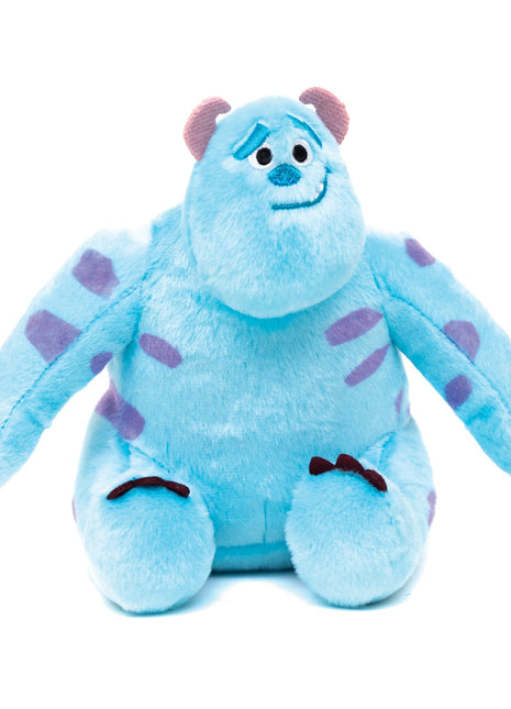 Dog Toy Squeaker Plush - Monsters, Inc. Furry Sulley Full Body Sitting Pose