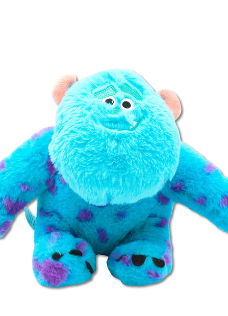 Dog Toy Squeaker Plush - Monsters, Inc. Furry Sulley Full Body Sitting Pose - Pup List