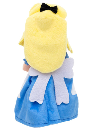 Dog Toy Squeaker Plush - Alice in Wonderland with Flowers Full Body Pose