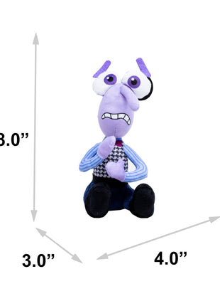 Dog Toy Squeaker Plush - Pixar Inside Out Fear Full Body Pose