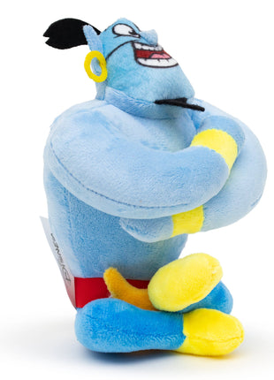 Dog Toy Squeaker Plush - Aladdin Genie Sitting Pose