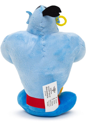 Dog Toy Squeaker Plush - Aladdin Genie Sitting Pose