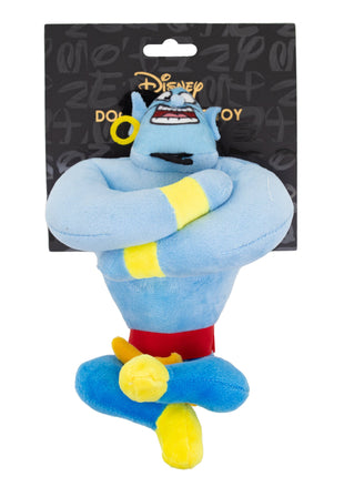 Dog Toy Squeaker Plush - Aladdin Genie Sitting Pose