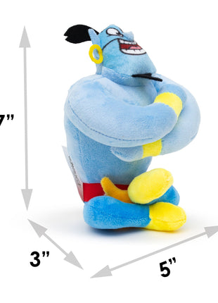 Dog Toy Squeaker Plush - Aladdin Genie Sitting Pose