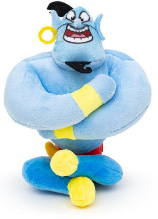 Dog Toy Squeaker Plush - Aladdin Genie Sitting Pose