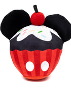 Dog Toy Squeaker Plush - Mickey Mouse Cupcake with Ears Red