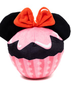 Dog Toy Squeaker Plush - Minnie Mouse Cupcake with Ears and Bow
