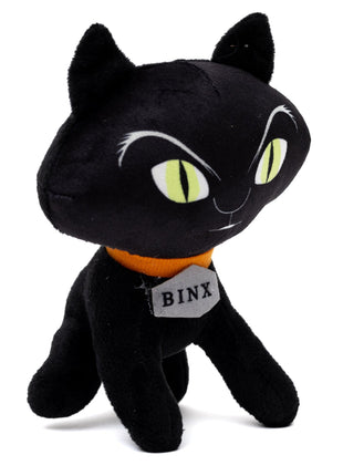 Dog Toy Squeaker Plush - Hocus Pocus Binx Cat Sitting Pose