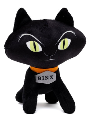 Dog Toy Squeaker Plush - Hocus Pocus Binx Cat Sitting Pose