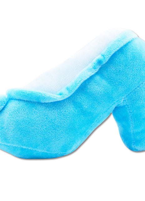 Dog Toy Squeaker Plush - Cinderella Slipper Replica Light Blue - Pup List