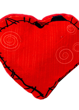 Dog Toy Squeaker Plush - The Nightmare Before Christmas Jack and Sally Heart Pose