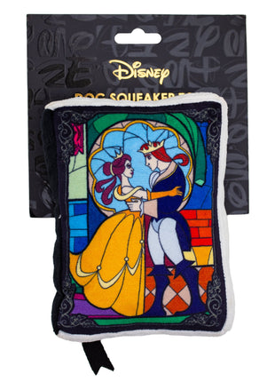Dog Toy Squeaker Plush - Disney Beauty and the Beast Book Replica