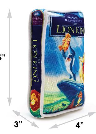 Dog Toy Squeaker Plush - Disney The Lion King VHS Tape Replica