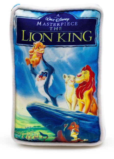 Dog Toy Squeaker Plush - Disney The Lion King VHS Tape Replica