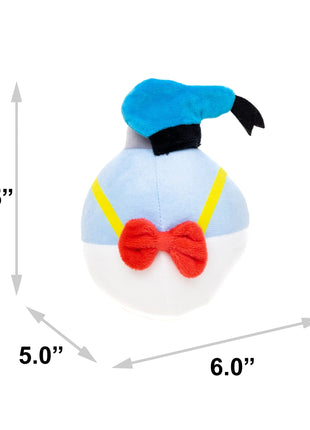 Dog Toy Squeaker Plush - Disney Donald Duck Christmas Ornament Replica