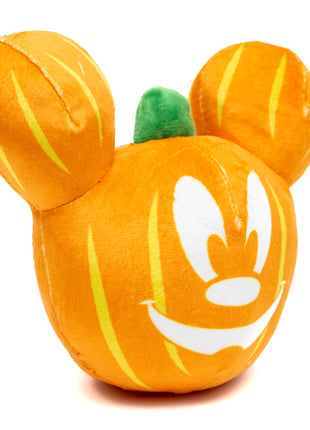 Dog Toy Squeaker Plush - Disney Halloween Mickey Mouse Pumpkin Face