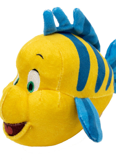 Dog Toy Squeaker Plush - The Little Mermaid Flounder Full Body Pose