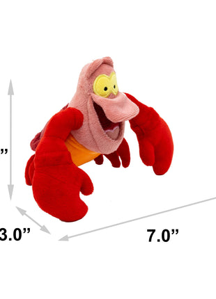 Dog Toy Squeaker Plush - The Little Mermaid Sebastian Full Body Pose