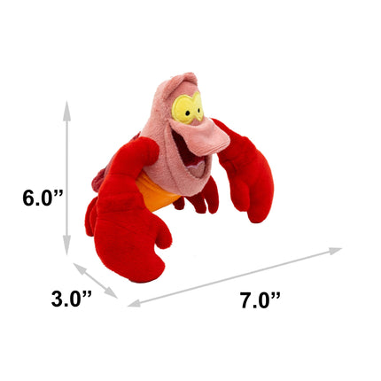 Dog Toy Squeaker Plush - The Little Mermaid Sebastian Full Body Pose