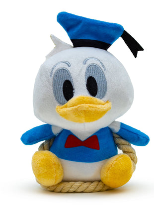 Dog Toy Squeaker Plush with Rope - Disney Donald Duck Chibi Sitting Pose