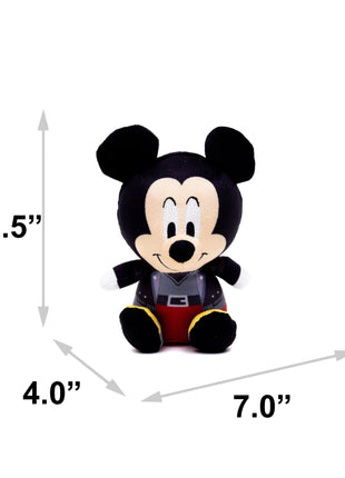 Dog Toy Squeaker Plush - Kingdom Hearts King Mickey Mouse Full Body Sitting Pose