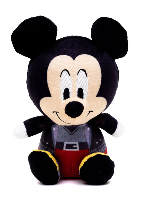 Dog Toy Squeaker Plush - Kingdom Hearts King Mickey Mouse Full Body Sitting Pose