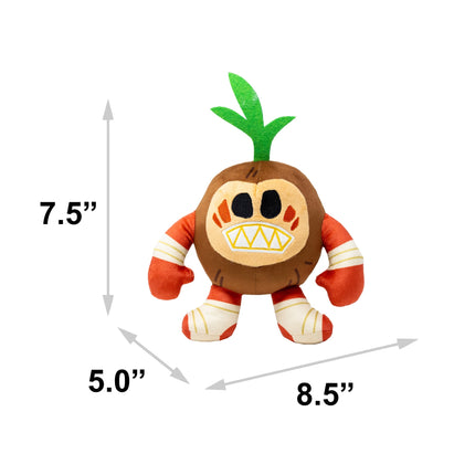Dog Toy Squeaker Plush - Moana Kakamora Coconut Monster Full Body Pose