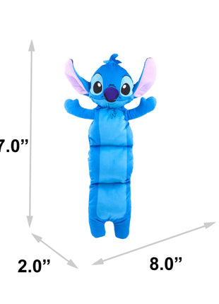 Dog Toy Multi Squeaker Plush - Lilo and Stitch Stitch Arms Up Pose Blue