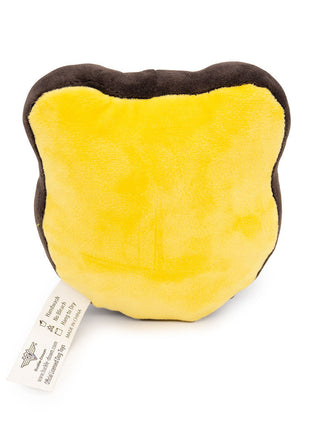 Dog Toy Squeaker Plush - Winnie the Pooh Smiling Face Yellow