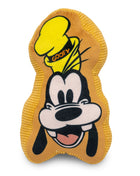 Dog Toy Squeaker Plush - Disney Goofy Smiling Face Golden Yellow