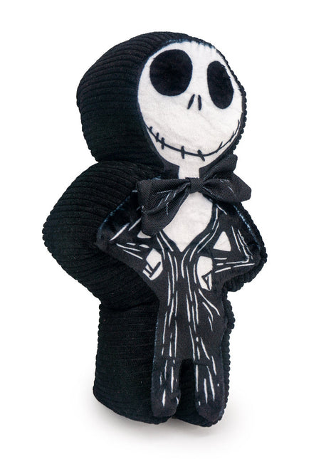 Dog Toy Squeaker Plush - A Nightmare Before Christmas Jack Skellington Standing Pose Black