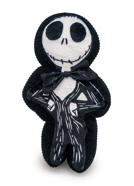 Dog Toy Squeaker Plush - A Nightmare Before Christmas Jack Skellington Standing Pose Black