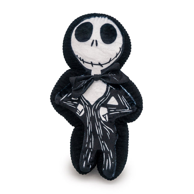 Dog Toy Squeaker Plush - A Nightmare Before Christmas Jack Skellington Standing Pose Black