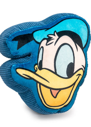 Dog Toy Squeaker Plush - Disney Donald Duck Smiling Face Blue