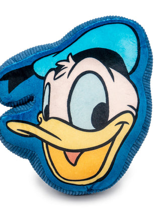 Dog Toy Squeaker Plush - Disney Donald Duck Smiling Face Blue