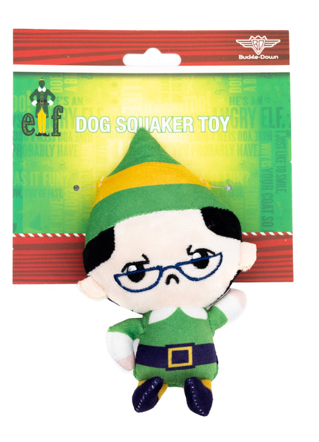 Dog Toy Squeaker Plush - Elf Chibi Papa Elf Full Body Pose