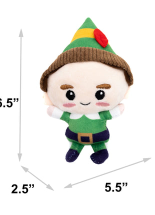Dog Toy Squeaker Plush - Elf Chibi Buddy Full Body Pose