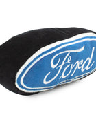Dog Toy Squeaker Plush - FORD Script Oval Blue White