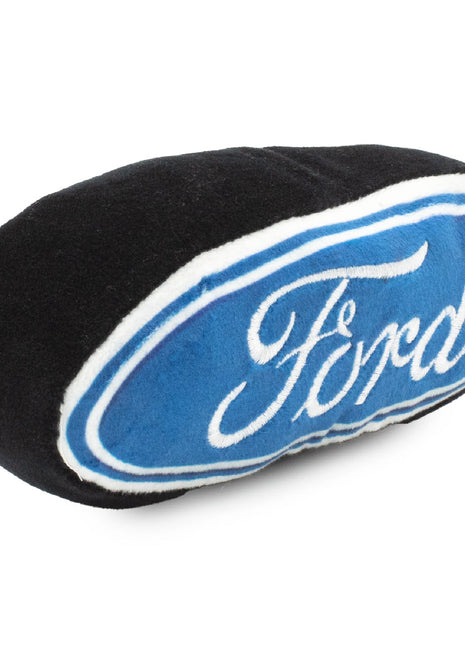 Dog Toy Squeaker Plush - FORD Script Oval Blue White