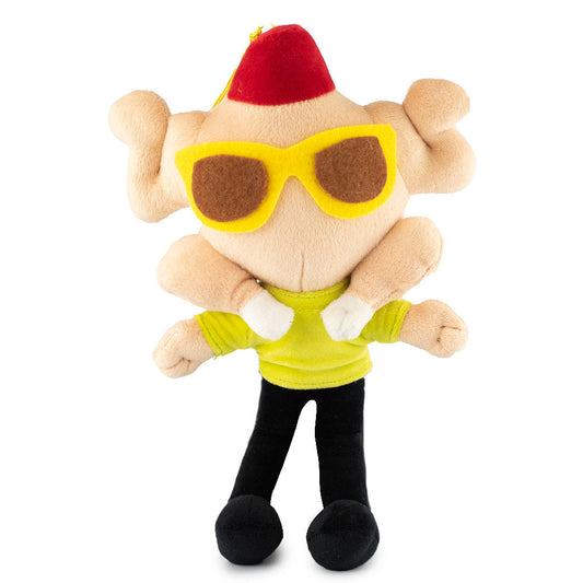 Dog Toy Squeaker Plush - Friends Monica's Turkey Head Pose