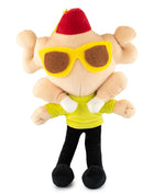 Dog Toy Squeaker Plush - Friends Monica's Turkey Head Pose