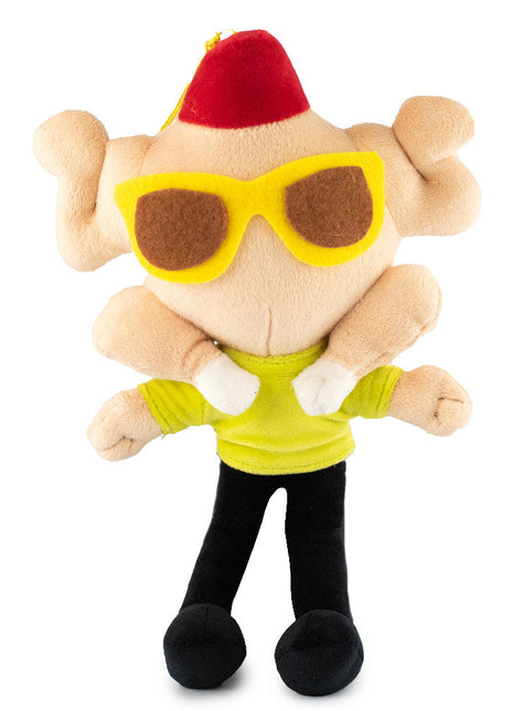 Dog Toy Squeaker Plush - Friends Monica's Turkey Head Pose