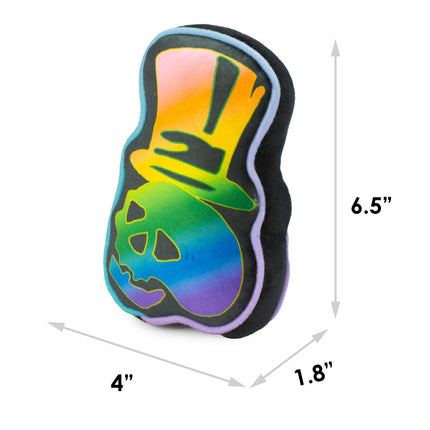 Dog Toy Squeaker Plush - Grateful Dead Skeleton Head Dancing Skeletons Black Multi Color