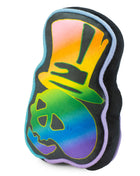 Dog Toy Squeaker Plush - Grateful Dead Skeleton Head Dancing Skeletons Black Multi Color